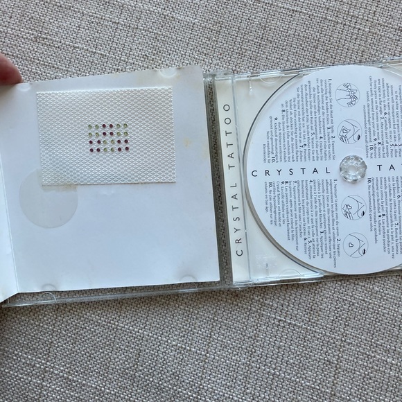 Swarovski Crystal, set of 2 unused individual tattoos, body jewelry unsealed box - Picture 3 of 6